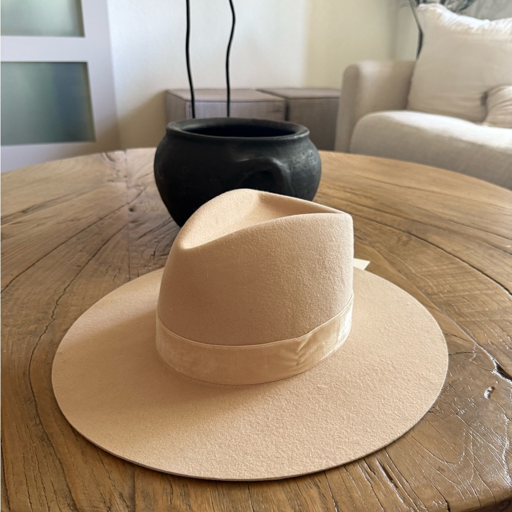 Stylish Cream Fedora Hat